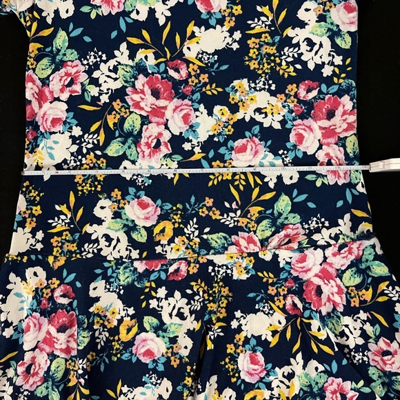 Extremely Me - Navy Blue Multicolor - Floral - Dress Size 5/6 - Picture 6 of 10